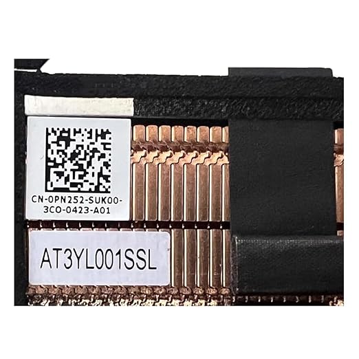 Laptop Heatsink&ampFan for DELL Latitude 7640 0PN252 PN252 AT3YL001SSL
