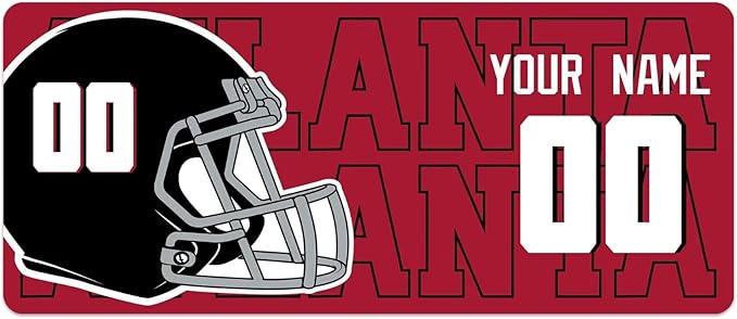 ANTKING Atlanta Mouse Pad for Men Women Youth Gifts Custom Name and Number Desk Pad