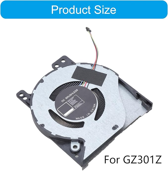 Metal Laptop Cooling Fan Heat Dissipation For Z13 X GZ301Z CPU GPU Fan