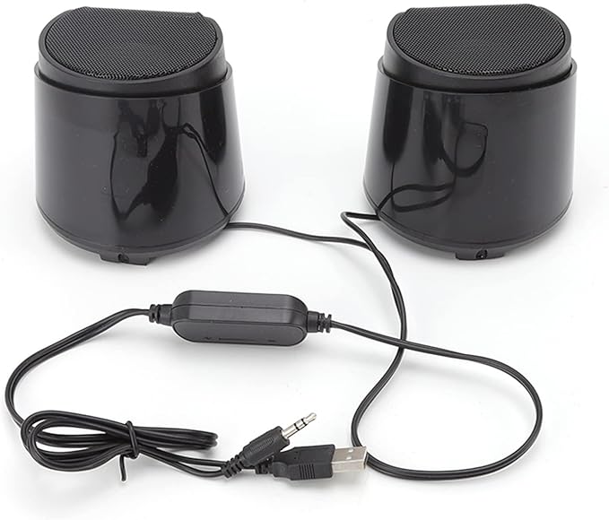 aqxreight Experience USB Powered Speaker Home Portable Wired Speaker Subwoofer Multimedia Speakers for Computer Phone Laptop Stereo Surround Sound Speaker Speakers
