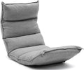 Aimeryup Hall Legless Chair Metal 6-Speed Adjustable Height Foldable Detachable Fabric Cushion Sofa 53X65X65CM(Size:53X65X65CMColor:C)
