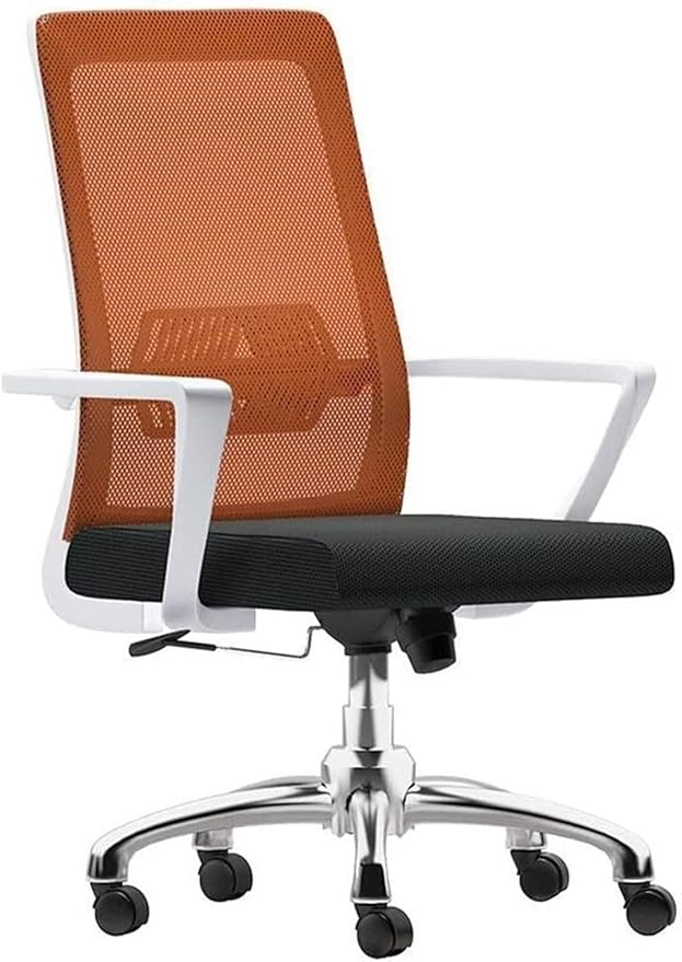 Office Chair Computer Desk and Chair Ergonomic Office Chair High Back Mesh Gaming Chair Lifting Swivel Chair Work Chair Game Chair Chair (Color : Black) Needed