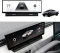 Tlyard Cybertruck Head Up Display 10.88 Inch Touchscreen HUD Carplay Cybertruck Accessories Smart Instrument Cluster (with Camera)