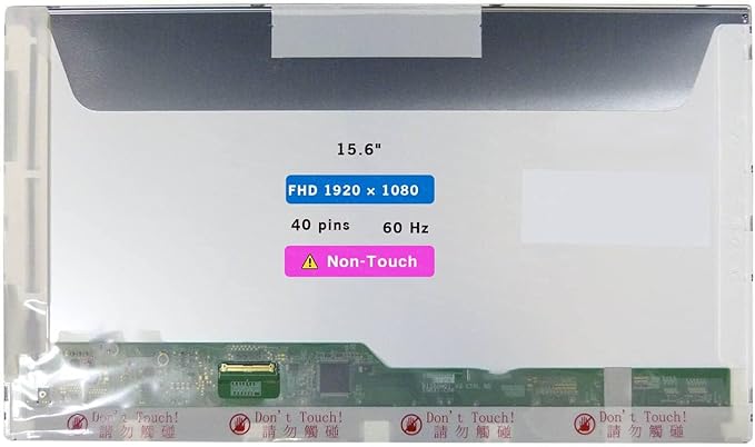 15.6 Screen Replacement for Dell Inspiron 15R 5520 SE 7520 LCD Display Panel 40 pin (FHD 1920x1080 Non-Touch)