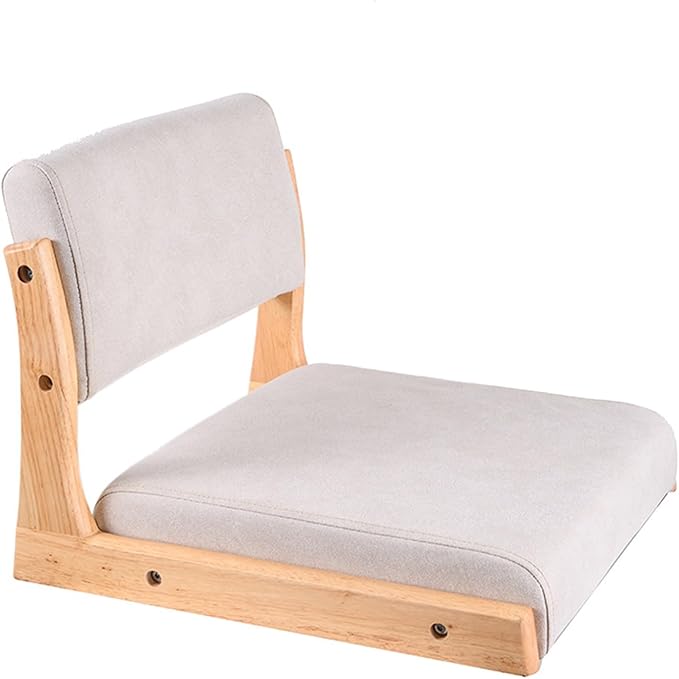 BTZHY Floor Chair Tatami Chair Accent Furniture Meditation Floor Chair Living Room Chair Floor seat Portable Japanese Legless Chair Lazy Sofa for Bay Window Meditation Reading