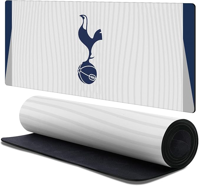 Head Case Designs Officially Licensed Tottenham Hotspur F.C. Home 2025/26 Badge Kit 37.4 x 15.75 x 0.16 inches (900 x 400 mm) - XL Gaming Office Desk PC Keyboard Mouse Mat Pad
