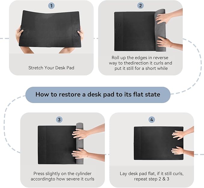 Wireless Charging Mouse Pad 15W Fast Charge Magnetic Charger Desk Pad Large Office Desk Mat (23.4x15.6) with Ultra-Smooth Surface Christmas Black Computer Mousepad for MacBook PC Laptop