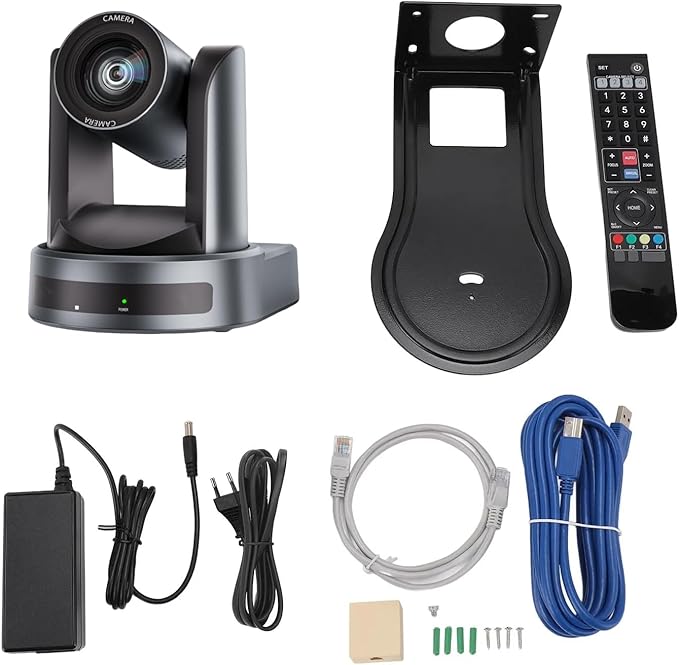 1080P SDI PTZ Camera AI Auto-Tracking 10/20x Optical Zoom (NDI|HX3) LAN USB3.0 HDMI PTZ Camera for Church Services Worship Education (JS520USH)