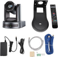 1080P SDI PTZ Camera AI Auto-Tracking 10/20x Optical Zoom (NDI|HX3) LAN USB3.0 HDMI PTZ Camera for Church Services Worship Education (JS520USH)