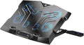 Game RGB Laptop Cooler 2 USB Ports 8 Fans Game LED Light Laptop Cooler Suitable for 13-19 inch Laptop MacBook Stand