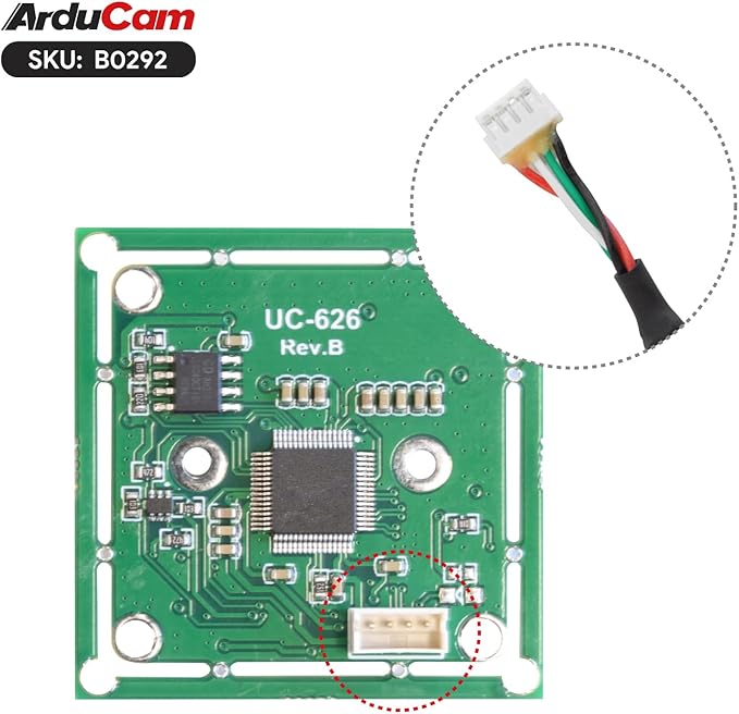 Arducam 4K 8MP IMX219 Autofocus USB Camera Module with Microphone 1080P Mini UVC USB2.0 Webcam