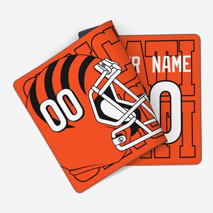 ANTKING Cincinnati Mouse Pad for Men Women Youth Gifts Custom Name and Number Desk Pad