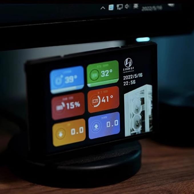 3.5Inch Type C Portable Secondary Display Dynamic Wide Viewing Small Monitor for Multifunction
