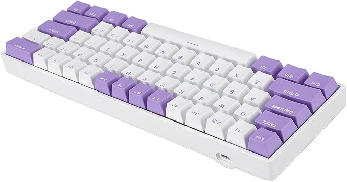 EBTOOLS Gaming Keyboard Dynamic RGB Wired Gaming Keyboard 61 Keys for PC