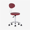 Mlaea Dining Bedroom Living Room Chair Gaming Club Bar Chair with Rolling Wheels Backrest TV Station Lounge Laboratory Chair48 * 90CM(Color:red)