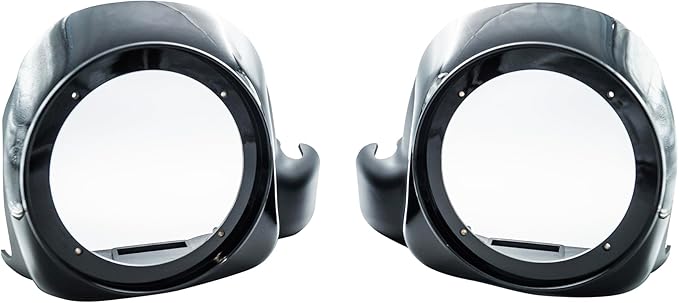 Kenwood Lower Speaker Pod Designed for Select Liquid Cooled HD Motorcycles Allows XM65F or Other 6.5 Mounting