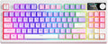 Yosoo RGB Mechanical Keyboard with Hot Swappable Keys for Gaming Office Typing (White Switch)