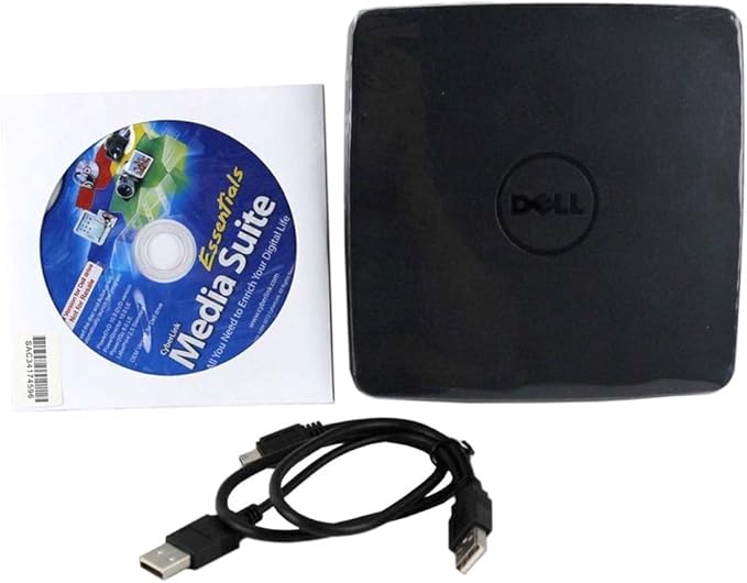 Genuine External Dell USB CD DVD Burner Player Drive for Dell Inspiron Latitude Laptop Notebook
