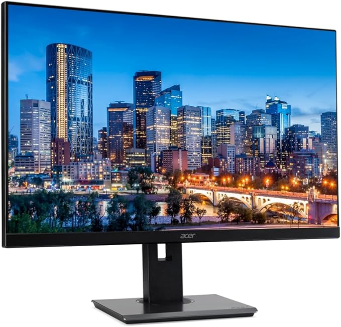 acer Vero B7 B277 E 27 inch 1080P Full HD IPS 100 Hz 4 ms Backlit Anti-Glare Widescreen LCD Monitor with Adaptive Sync Eye Care VGA HDMI DisplayPort Integrated Speakers