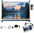 7inch Capacitive Touch Screen LCD for Raspberry Pi 4B/3B+ Banana Pi etc. 800×480 Resolution HDMI for Windows 11/10 / 8.1/8 / 7 with Bicolor Case (7inch HDMI LCD (B) with case)