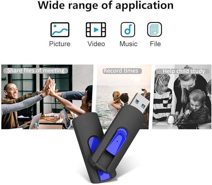 JUANWE 512GB USB Flash Drive Thumb Drive 130MB/S High Capacity USB 3.0 Jump Drive USB Drive Flashdrive for Computers