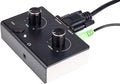 Replacement Control Pod Black Over White Compatible for Logitech Z-2300 Computer Speakers B/W