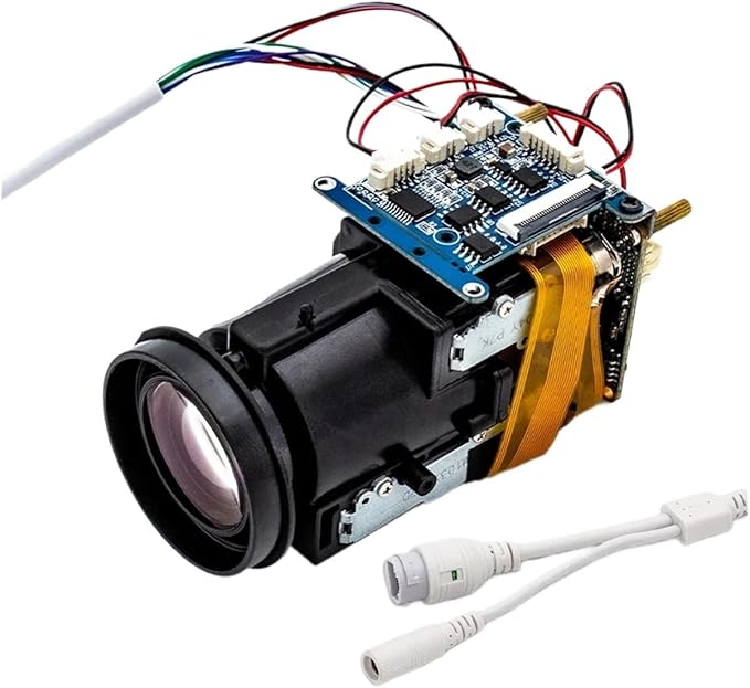 AS500J 36X Electronic Zoom Auto H265 5MP Camera Module Board with Cable HD Varifocal Lens IMX335 Sensor