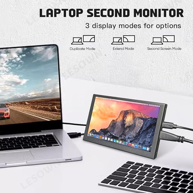 5 Inch Mini Touch Secondary Display Portable Monitor 800x480 USB HDMI IPS LCD Capacitive Touch Screen Tiny Monitor for PC Laptop Windows
