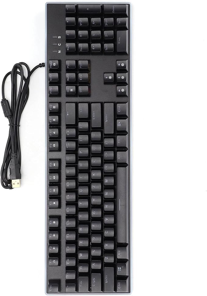 Gaming Keyboard USB Mechanical Keyboard 104 Keys Backlight Effects Computer Keyboard Wired Backlit Mechanical Gaming Keyboard for 2000//7/8/10