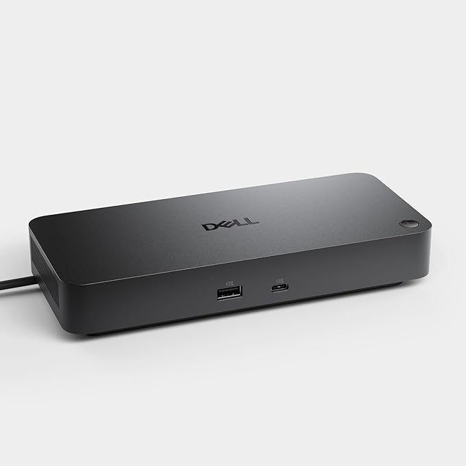 Dell Pro Dock WD25 Docking Station - USB-C with 100W Charging Supports 4 Displays 2X DP 1.4 HDMI 2.1 6 USB Ports 2.5GbE Ethernet Durable Compact Design