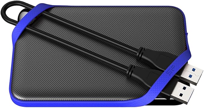 Silicon Power Portable External Gaming Hard Drive 1TB 2.5 PS4 Certified USB 3.1 Gen 1 Waterproof Shockproof 3 Year Warranty SP010TBPHD62SS3B