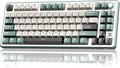 RK ROYAL KLUDGE X87 Gasket Mechanical Keyboard 75% Wireless Gaming Keyboard with Touchable X-Plate &amp Volume Knob Bluetooth/2.4GHz/Wired Hot Swappable RGB Backlit (Green Light Switch)