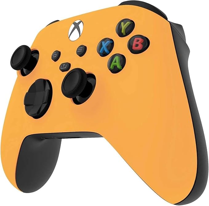 Custom Controllerzz Wireless Controller for Microsoft Xbox Series X/S &amp Xbox One - Soft Touch Feel - Custom Xbox Series X/S Controller (X/S Yellow)