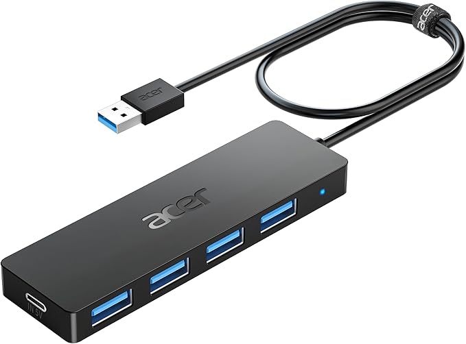 Acer USB Hub 4 Ports Bundle with Acer 10Gbps USB C Hub