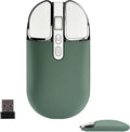 Wireless Mouse Bluetooth Cute Ultra Slim Silent Computer Mice with USB Receiver Dual-Mode 2.4G &amp Bluetooth Rechargeable Portable USB Cordless Mouse for Laptop PC Desktop Tablet Kids Adults Gift G