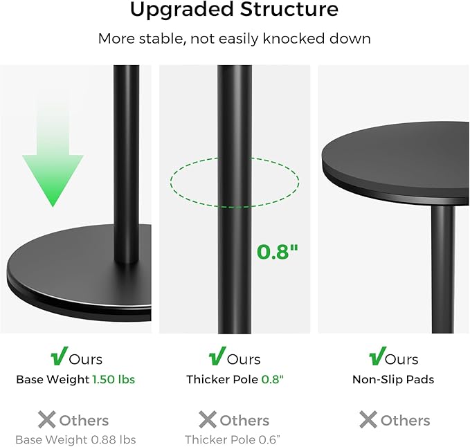 NearStream V08AF 4K Webcam with Tripod Adjustable Height Webcam Stand Streaming Webcam with Software Control Adjustable FOV Auto Focus AI Framing Plug &amp Play for Zoom/Skype/YouTube/FaceTime