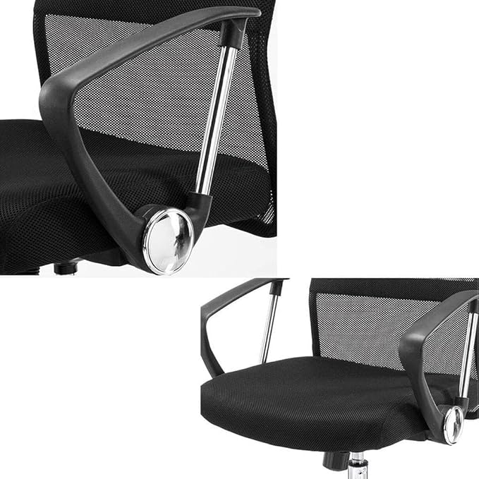 Office Chair High Back Gaming Chair Ergonomic Chair Office Chair 360 Degree Swivel Chair Mesh Lumbar Support Work Chair Game Chair Chair (Color : Black) Needed