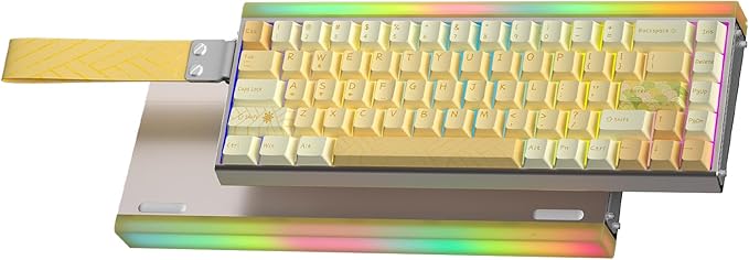 AULA Hero 68 HE Ultra - Wired Gaming Keyboard with Hall Effect Magnetic Switch CNC Aluminum Frame 8KHz Polling Rate RGB Box &amp Backlight Adjustable Actuation 65% Compact Small Gamer Keyboards