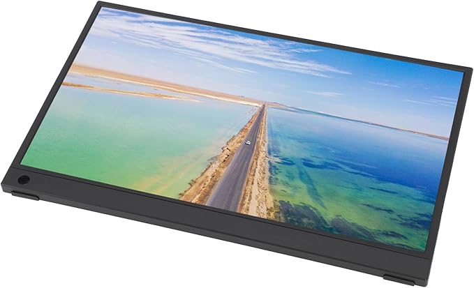 15.6 Inch Portable Monitor with Touchscreen HDR Display Dual Screen Usage Mobile Screen Projection Wide Compatibility Lightweight and Portable