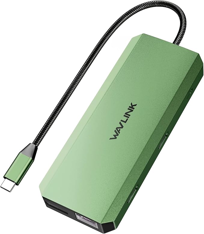 WAVLINK USB C Docking Station Green