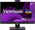 ViewSonic VG2757V-2K 27 Inch 1440p Video Conferencing Docking Monitor with Windows Hello Compatible IR Webcam Advanced Ergonomics and 90W USB C for Home and Office