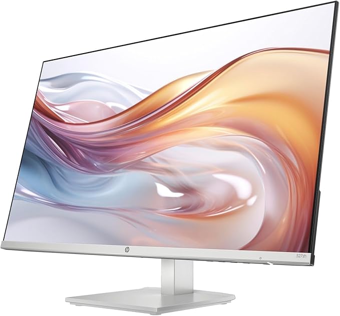 HP 27 FHD IPS (1920x1080) Height Adjust Monitor (Replaces M27h) Bundle w/Docztorm Dock 2X HDMI VGA 3-Sided Micro-Edge Bezel Ideal for Home &amp Business Black/Silver (2026 Latest Model) (2 Pack