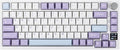 EPOMAKER Ajazz AK820 Pro 75% Wireless Mechanical Keyboard with TFT Smart Display&ampKnob Gasket-Mounted Gaming Keyboard BT/2.4GHz/USB-C Wired (Purple Flying Fish Switch)