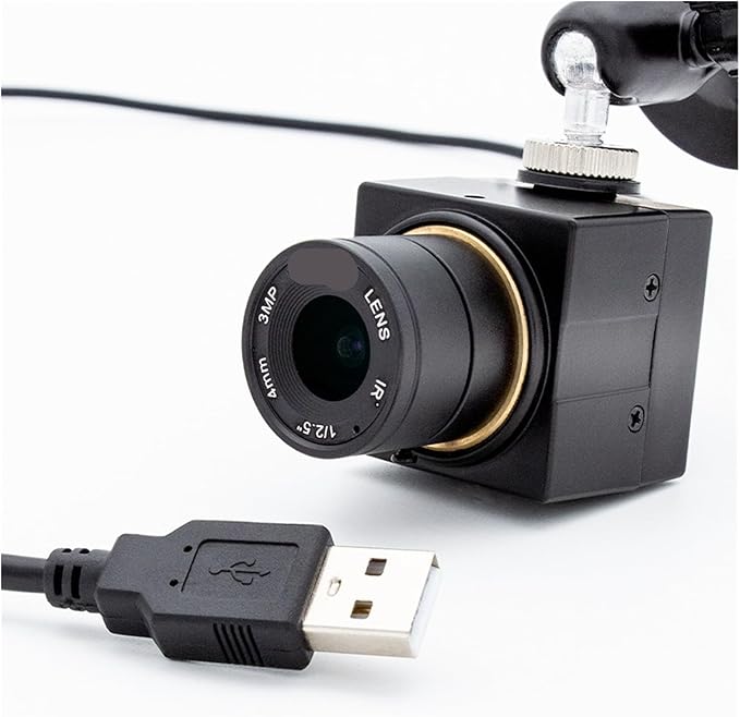 5MP 30FPS Industrial Metal Box USB Camera 4mm Fixed Focal Lens IMX335 USB2 Support UVC OTG for Live Streaming Conference