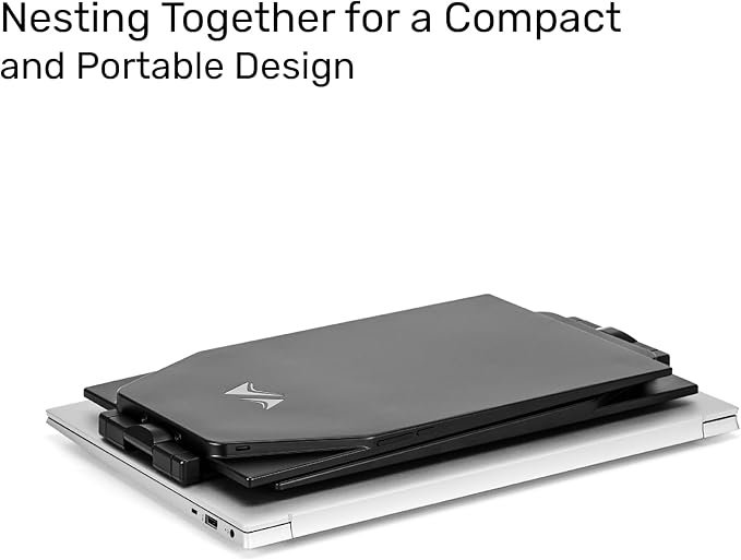 SideTrak Swivel Pro Triple 13.3 Ultra Slim Attachable Portable Monitor FHD IPS 1080p Laptop Screens with Kickstand + Unique Patented Swivel Hinge For Mac PC and Chromebook USB-C® Port Connection