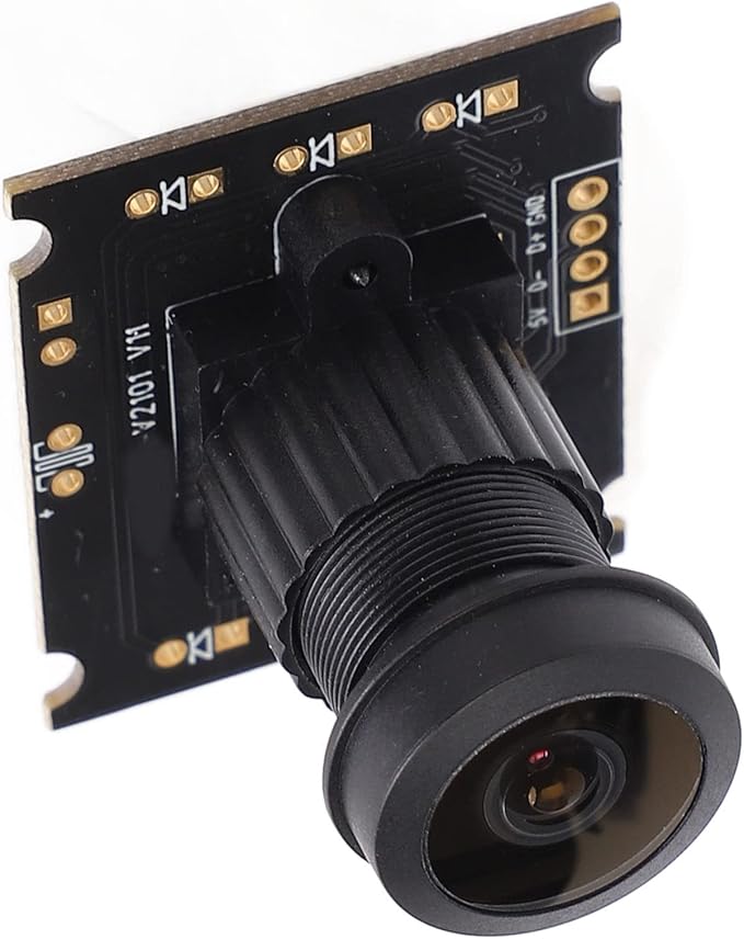 Camera Module with 0.3MP USB 2.0 Interface Black 98° Wide Viewing Angle - High Bandwidth Good Compatibility Easy Installation for Versatile Use