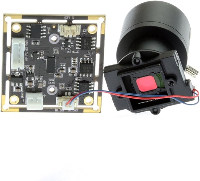 ELP 960P Low Illumination USB Camera Module with 2.8-12mm Varifocal Lens Mini 1.3megapixel Manual Zoom USB Camera for Computer UVC USB2.0 Embedded Video Webcam Board for Close-up Image