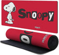 Head Case Designs Officially Licensed Peanuts Snoopy in Red Graphics 37.4 x 15.75 x 0.16 inches (900 x 400 mm) - XL Gaming Office Desk PC Keyboard Mouse Mat Pad