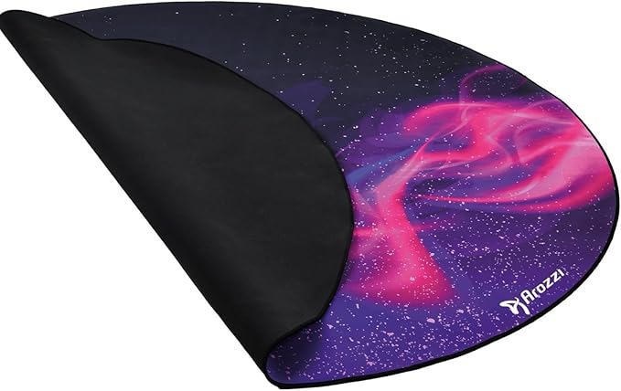 Arrozi Floor Mat Zona Microfiber Gaming Chair Floor Mat for Carpet Anti-Slip Noise Dampening FloorMat for Office Chair (Galaxy)