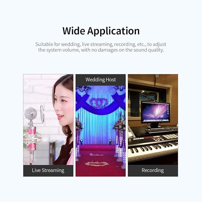 Audio Knob Multipurpose USB Multimedia Volume Controller Adjuster Metal Tablet One Key Mute Speaker Mini for Computer